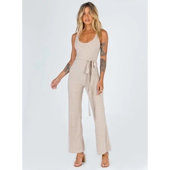 Princess Polly Pants - Princess Polly Callie Ribbed Jumpsuit